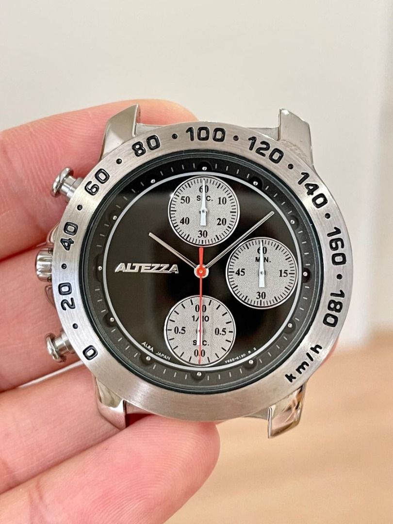 Rare working SEIKO ALBA TOYOTA ALTEZZA V655-6100 quartz watch, Men's ...