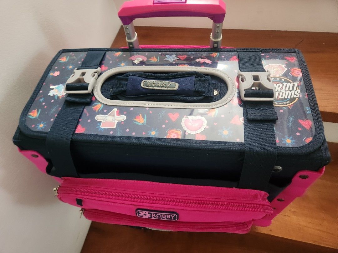 Robby rabbit Stroller school bag (Category: Other Babies Going Out Needs) located in Taguig. Submitted by lunakelsey (Listing ID 1377201614, Image 2). Description: Used for 3 weeks only Too big for daughter comes with lunch bag and pencil case Selling for P3200 Pick up at Nuvali or BGC.