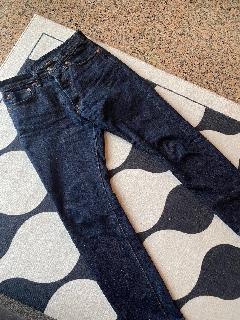 Samurai Jeans S0520xx Raw Selvedge (Category: Jeans) located in Pasig City. Submitted by mackyt (Listing ID 1377214609, Image 1). Description: - Tagged as 30. Snug fit. Can fit 1 size higher - Altered to fit my length better. I am 5’9 - has not been washed. Worn around 20-30 times - Absolutely BEAUTIFUL pair of jeans.