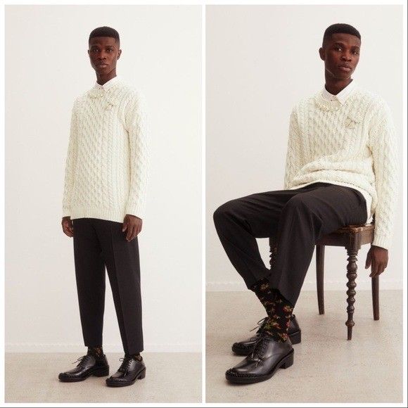 Simone Rocha x H&M cable knit collab collaboration limited edition sweater (Category: Tshirts & Polo Shirts ) located in Batangas. Submitted by thevanitychamber (Listing ID 1377366193, Image 3). Description: .