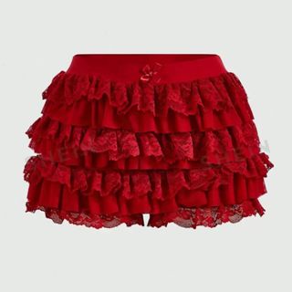 Skirt Sexy wavy lace ruffled 性感蕾丝荷叶边裙裤64220531612931110