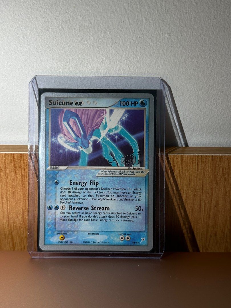 SUICUNE EX 94/95 WORLD CHAMPIONSHIP 2004 (RARE/VINTAGE POKEMON CARDS),  Hobbies & Toys, Toys & Games on Carousell