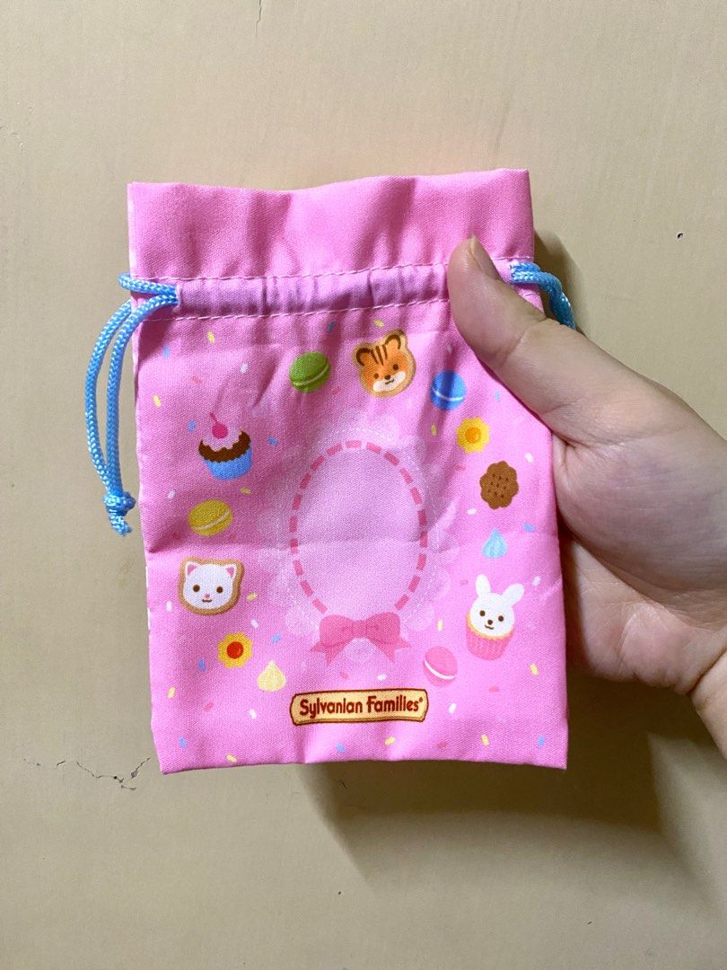 Sylvanian Families Outing Pouch Gachapon (Category: Character Goods) located in Caloocan City. Submitted by plushiestation (Listing ID 1377206103, Image 2). Description: Brand new Sylvanian gacha! Have three of the same design, as pictured 🎀 RFS: duplicates MOP: GCash MOD: Lalamove or J&T feel free to chat if you have questions~.
