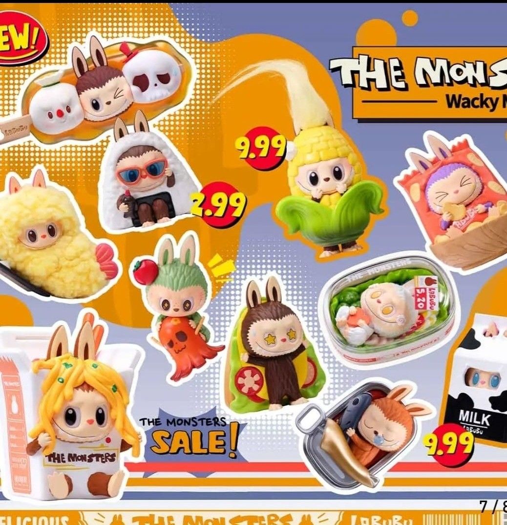 THE MONSTERS Wacky Mart シリーズ THE MONSTERS Wacky Mart Series-Pinch Pendant Blind Box - POP