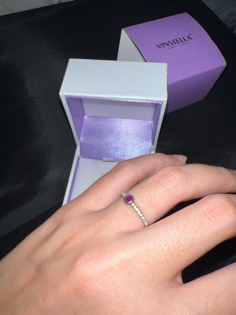 Vinstella Ruby ring (Category: Accessories) located in Georgetown. Submitted by perlovedxx (Listing ID 1377335037, Image 3). Description: Roughly around size 4 Need to just polish it .