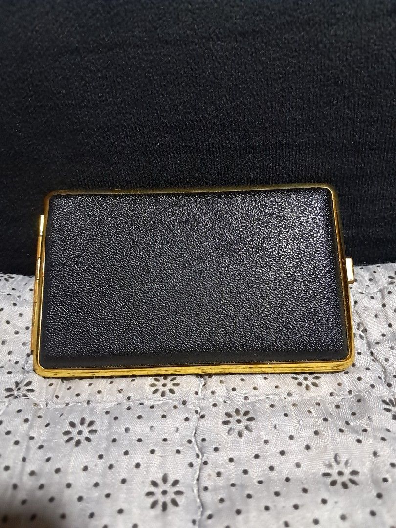 Vintage Card Case Holder Cigarette Case Made in Germany (Category: Wallets & Card Holders) located in Butuan. Submitted by fabchichub (Listing ID 1377198507, Image 3). Description: This is a chic and gorgeous Vintage Card Case Holder Cigarette Case Made in Germany Gold tone Hardware, beautiful hinges still in excellent shape😘🫶.