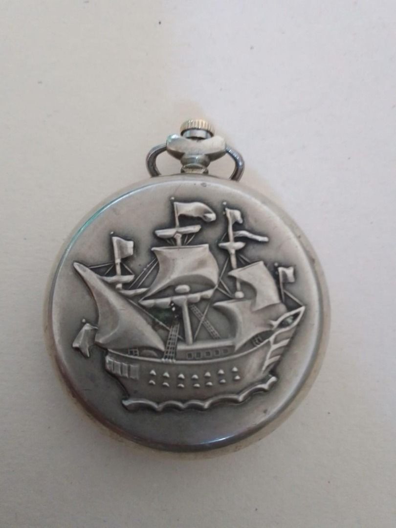 Vladimir Lenin and Joseph Stalin Post WW2 Pocket Watch (Category: Men's Watches) located in Paranaque City. Submitted by donjuan_thegreat (Listing ID 1377349708, Image 2). Description: Item in very good vintage condition Released in the 1950-1960s Brand: Molnija Diameter 5 cm Rare and hard to find watch For pick-up at UPS 5 Parañaque or can ship at buyer´s expense #Stalin #Lenin #Communist #Antique #Vintage #Dapper #Pocketwatch #Comrade.