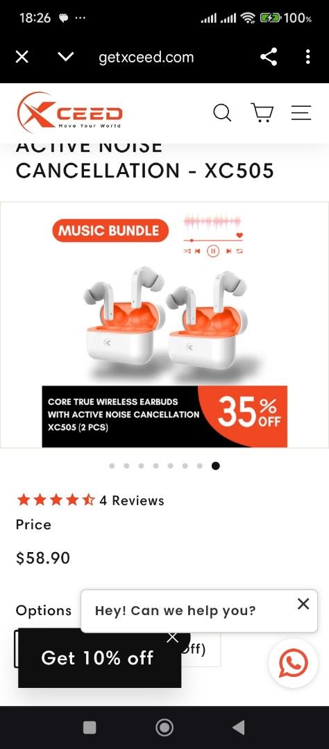 Xceed Core True Wireless Earbuds XC505, Audio, Earphones on Carousell