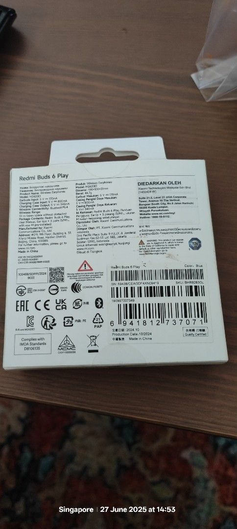 小米 Redmi Buds 6 播放版 - 全新63059013746945111