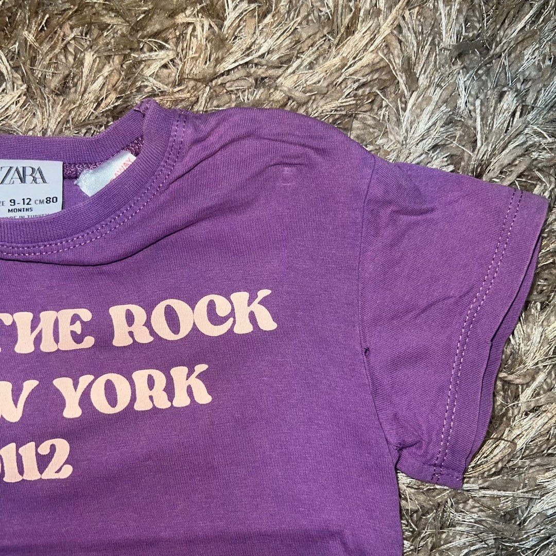 Zara Kids T-shirt (Category: Babies & Kids Fashion) located in Pasig City. Submitted by kidscabi (Listing ID 1377359183, Image 2). Description: Size on tag: 9-12 months Condition: 8/10 (check photos) Get this for FREE if you buy item/s from my listings! 😊.