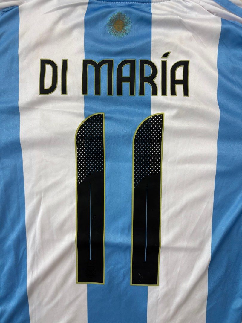 #11 DI MARIA vintage retro Argentina 2024 Copa America final adidas football kit home jersey (Category: Tshirts & Polo Shirts) located in Singapore. Submitted by jersey.revival.sg (Listing ID 1377501884, Image 2). Description: .