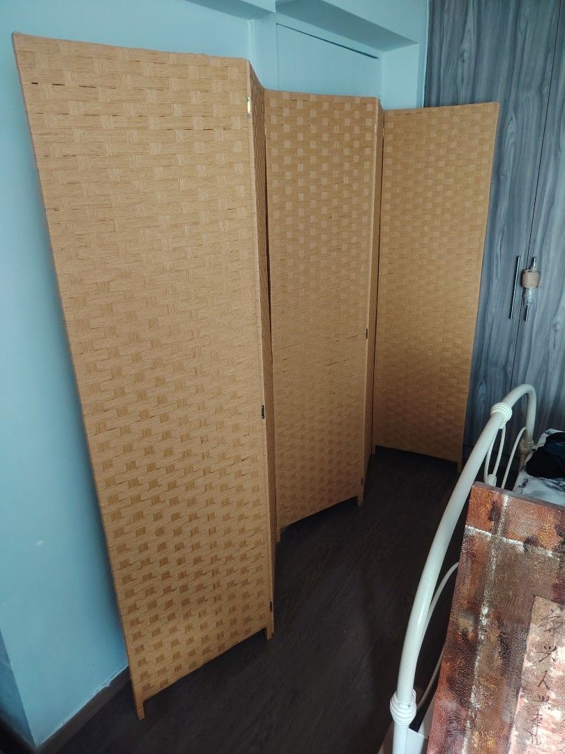 5  Panel Woven Room Divider - still available65075293951875113