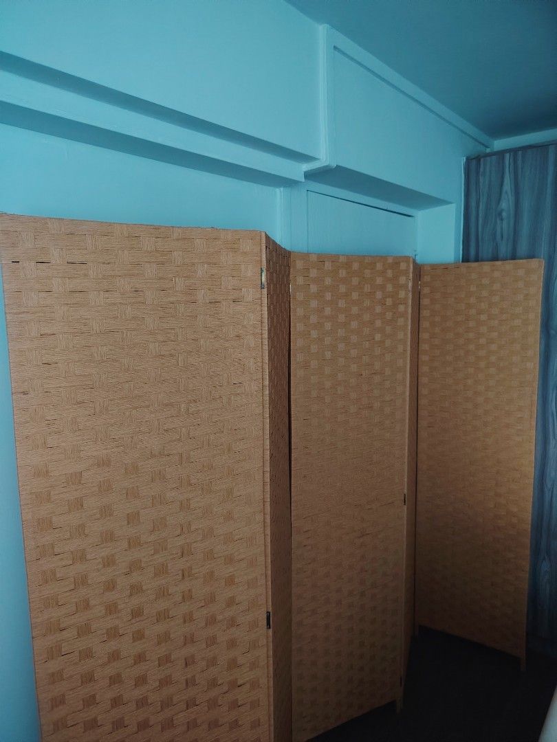 5  Panel Woven Room Divider - still available65075293951875114