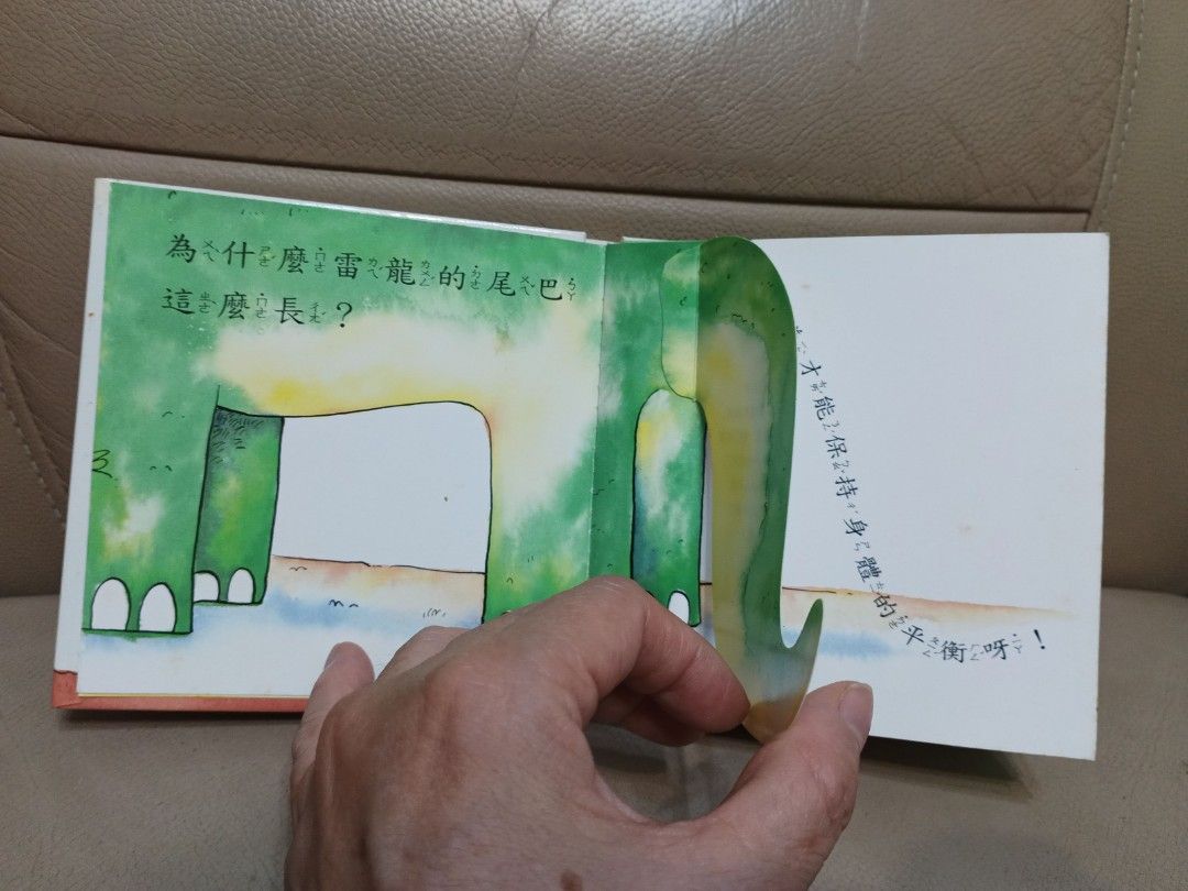 由 hana57071200897 (刊登 ID 1377516060，圖片 3) 提交，位於 台北市 (Taipei) 的 恐龍家族立體書 (類別：嬰兒玩具)，說明：如圖 幾乎全新 久放 有一頁有點黃斑 最後那頁展開成大型立體恐龍 脖子處有點撕到 黏一下不妨礙展開。