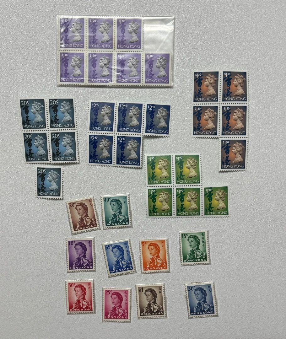 香港郵票一組(雜錦) #26, 興趣及遊戲, 收藏品及紀念品, 郵票及印刷品- Carousell