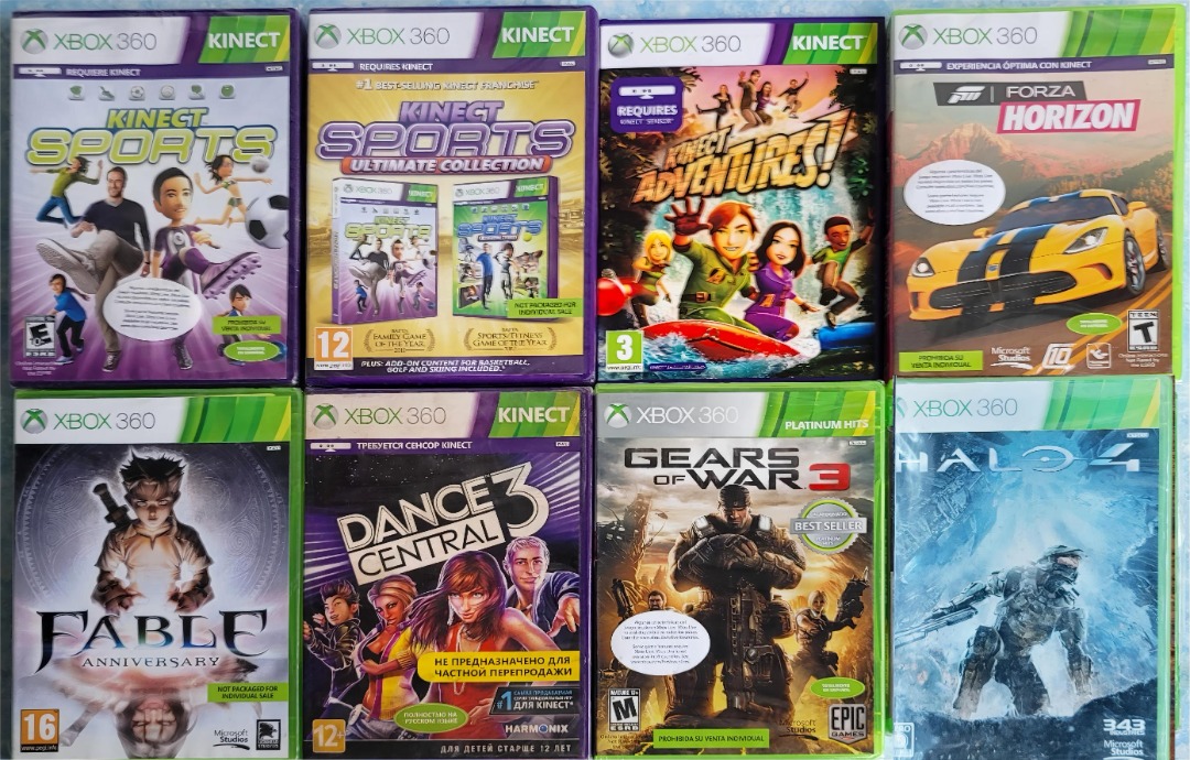 【全新未開封貨尾】 Xbox Games Xbox 360 Xbox 遊戲 kinect sports kinect sports ...