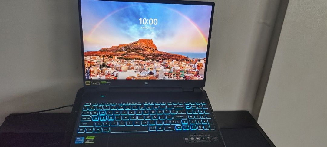 Acer predator helios neo 16 (Category: Laptops & Notebooks) located in Quezon City. Submitted by deeybid (Listing ID 1377386803, Image 2). Description: Rush! 40k slight nego Acer predator Helios Neo 16 Intel core I5 13th gen 32gb ram (upgraded) Geforce rtx 4050 500gb sdd + 2 tb HDD (upgraded) Warranty till december 2025 Meet up Nova bayan RS. Extra laptop and need funds.