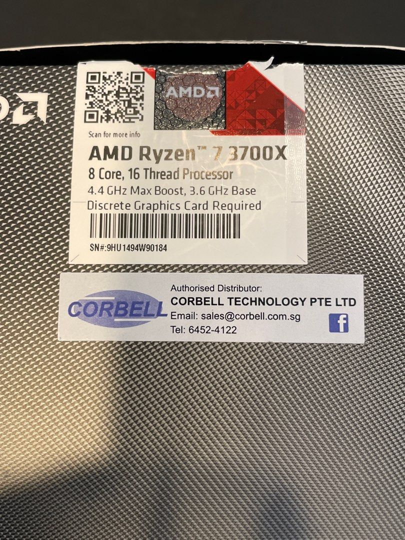 AMD Ryzen 7 3700X CPU63142113586946111