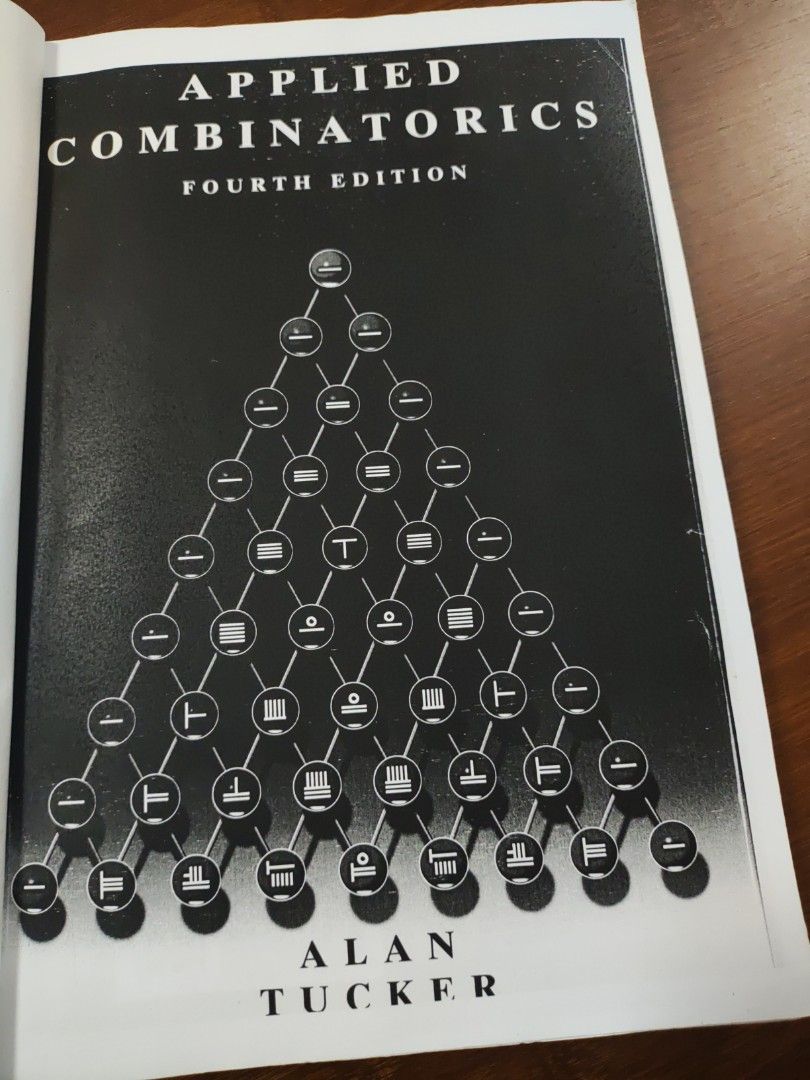 Applied Combinatorics, 4th Edition by Alan Tucker, Hobbies & Toys ...