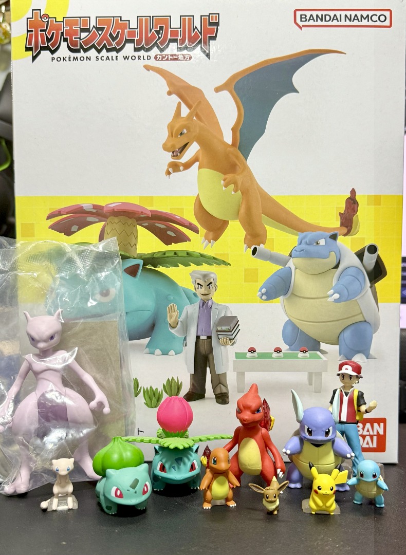 Authentic Pokemon Scale World Figure Set (Full Kanto Region Set ...
