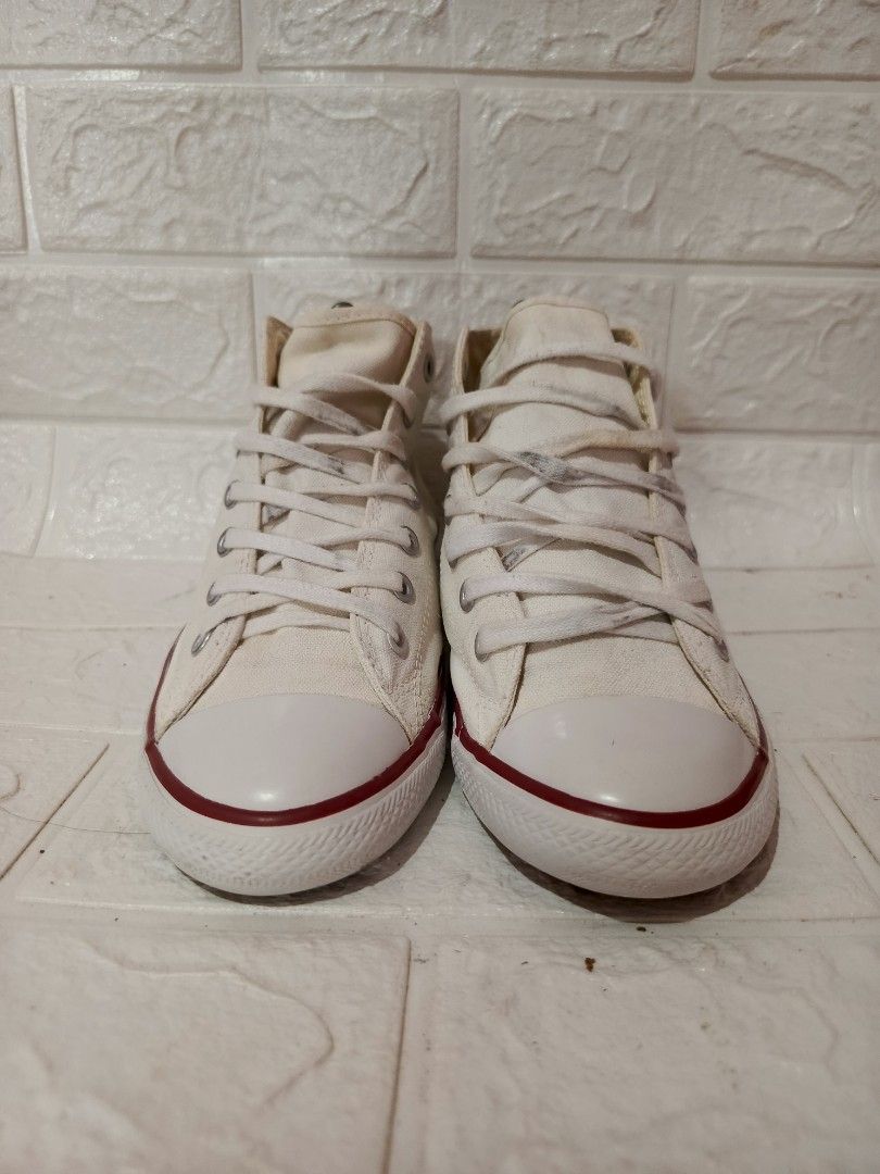 Converse ctas hi dainty white size 38,5 fit to 39 (24,5cm), Fesyen