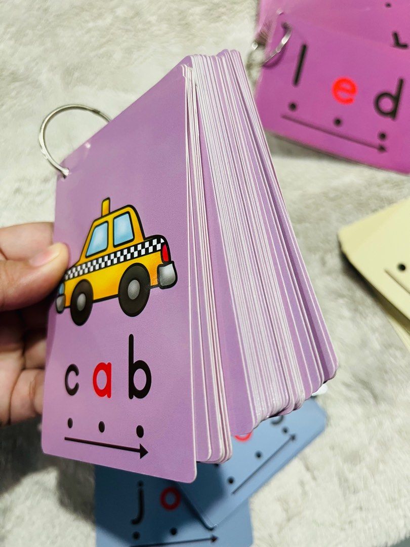 CVC Phonics Flashcards (131 cards) (Category: Educational & Learning Toys) located in General Trias. Submitted by my2littlechaos (Listing ID 1377554937, Image 3). Description: • All items in great condition unless stated✨ • Sold as-is❗️ • Prices are already low - LAST PRICE posted😊 📍General Trias, Cavite 🚚 Delivery via Gogo Express only *Buyer pays for shipping Thank you!💖 .