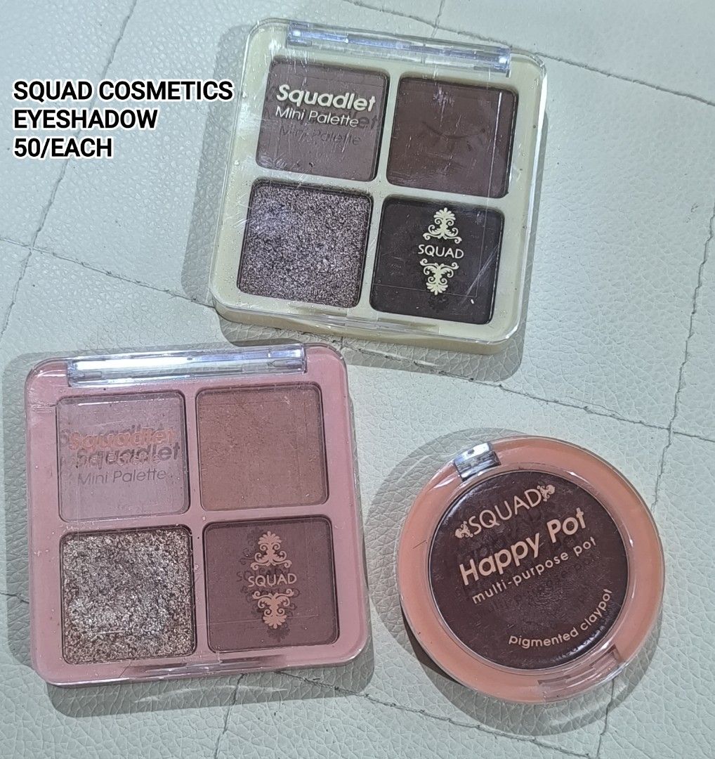 DECLUTTERING SALE - PRE LOVED EYESHADOW MAKEUP - PERSONAL COLLECTION (Category: Makeup) located in Bulacan. Submitted by gummieb (Listing ID 1377512247, Image 1). Description: WTS PRE LOVED EYESHADOW MAKEUP - PERSONAL COLLECTION ***PRICES ARE ON THE PICTURES*** Mostly were used for swatches only. Some are for display purposes. REASON OF SELLING- for decluttering Discounts are available for items costing 35php: BUY 3 ITEMS FOR 100PHP Shipping shal