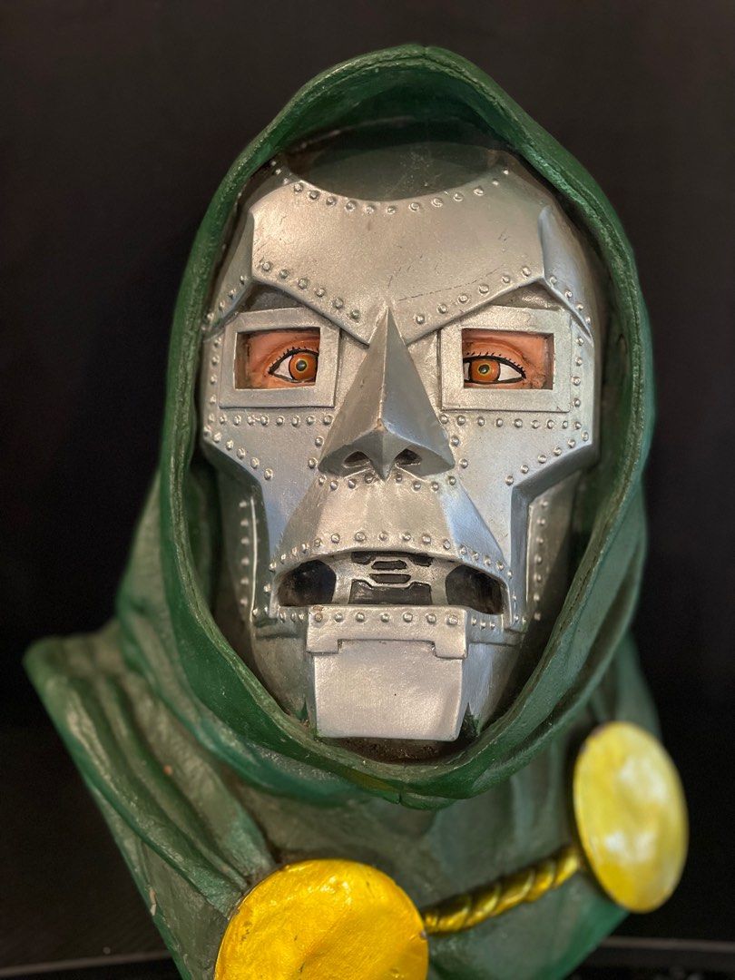 Dr. Doom 1:1 lifesize (Category: Figurines & Statues) located in Makati City. Submitted by tomypom (Listing ID 1377549453, Image 1). Description: Marvel Dr.Doom 1:1 life size head bust See pictures for more details 8500 pesos! Great for display! .