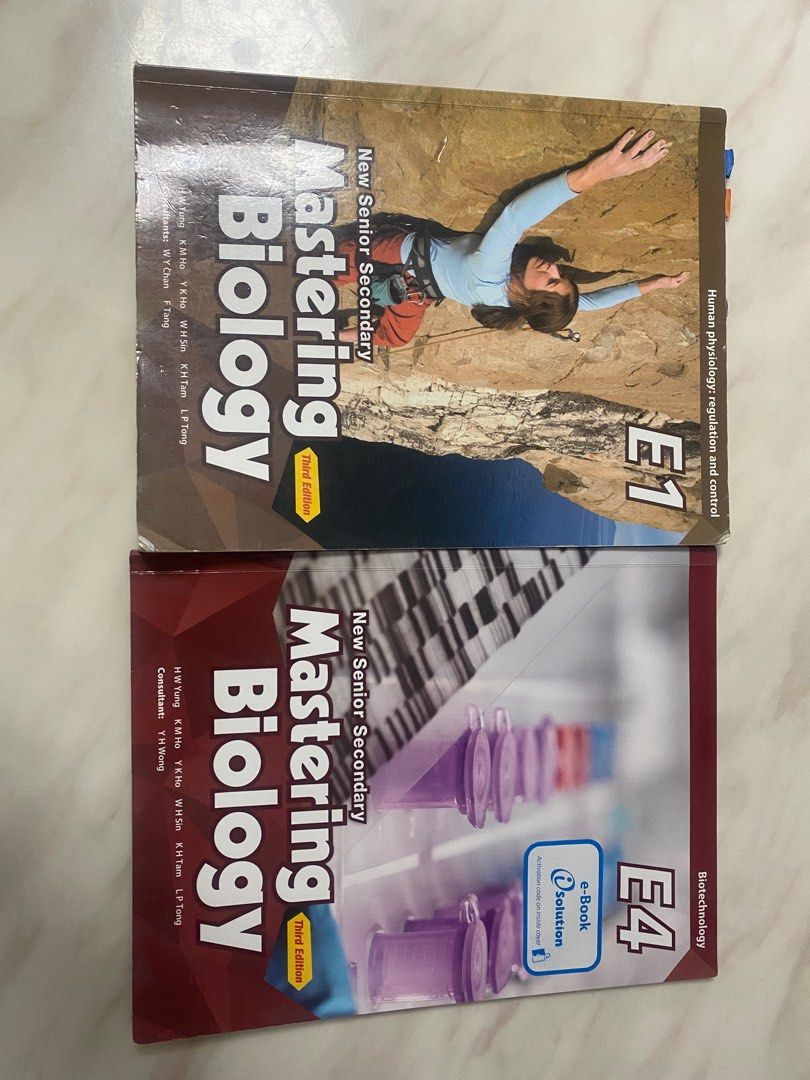 Dse Bio e1&e4 （分類：教科書）位於 Hong Kong。 由 69ing 提交（商品編號 1377545427，圖片 2）。簡介： 兩本都冇爛，e4同全新冇分別 40@1，80@2。