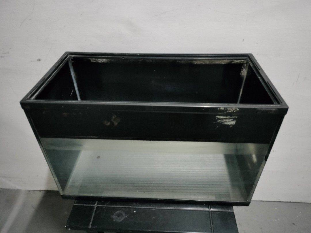 Fish tank - 60x30x36cm (Category: Homes & Other Pet Accessories) located in Singapore. Submitted by geakyeong89652 (Listing ID 1377377051, Image 1). Description: clean and good condition pickup at Serangoon mrt station or my blk near serangoon mrt station.