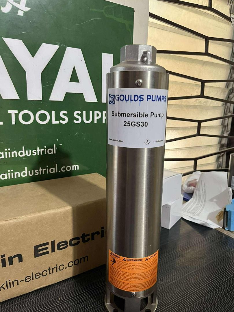 Franklin Motor with Goulds Submersible pump (Category: Construction Tools & Equipment) located in Manila. Submitted by 09150361920ronvillaflor (Listing ID 1377404428, Image 1). Description: Franklin Motor with Goulds Submersible pump 25gs30 W/Control box Specs: 3hp 3phase 230volts 79000 "Welcome to Hayai Industrial tools supply corp." For inquiries 0-9-1-5-0-3-6-1-9-2-0 0-9-4-9-6-4-3-6-8-6-8 .
