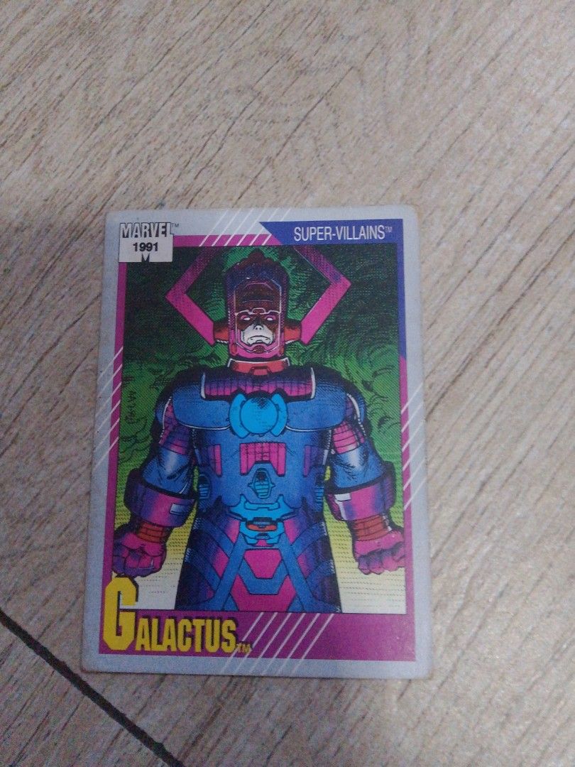 Galactus trading card 1991 (Category: Raw Singles) located in Manila. Submitted by carlos.feliciano82 (Listing ID 1377422967, Image 2). Description: buyer shoulder shipping original card or double money back.