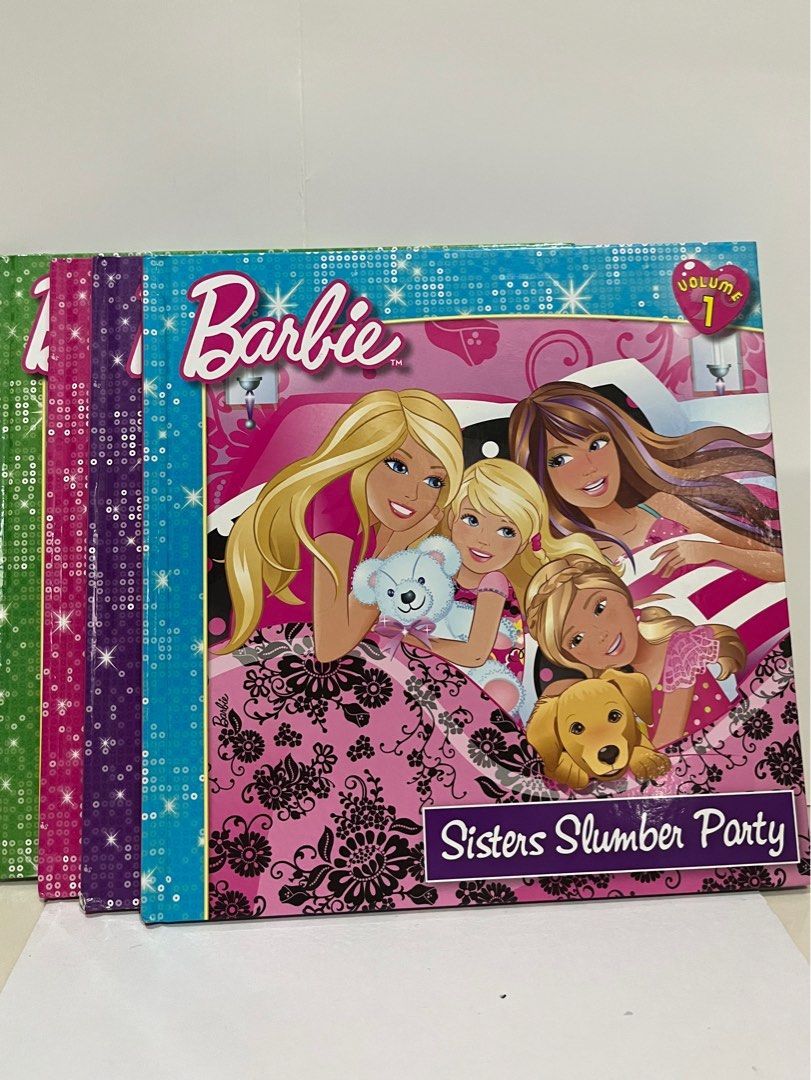 4 Hardbound Barbie Books (Category: Storybooks) located in Manila. Submitted by fcoll (Listing ID 1377475902, Image 1). Description: 300 for 4 books! rfs: decluttering .