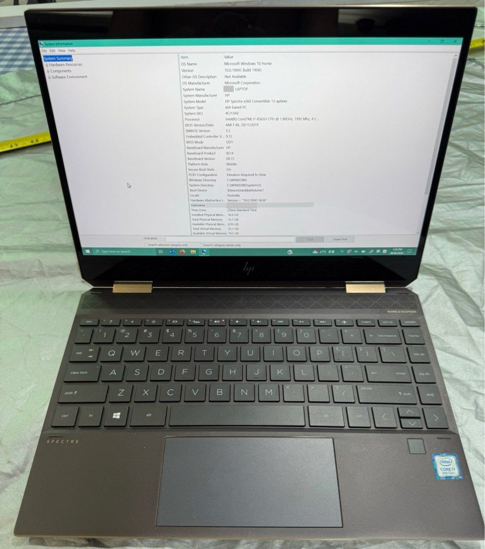 HP Laptop Spectre X360 13 Gem Cut , 電腦＆科技, 手提電腦 - Carousell