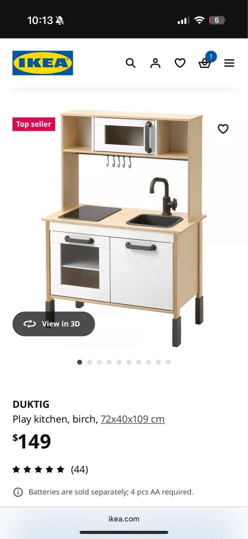 IKEA DUKTIG Play Kitchen, Hobbies Toys, Toys Games on Carousell
