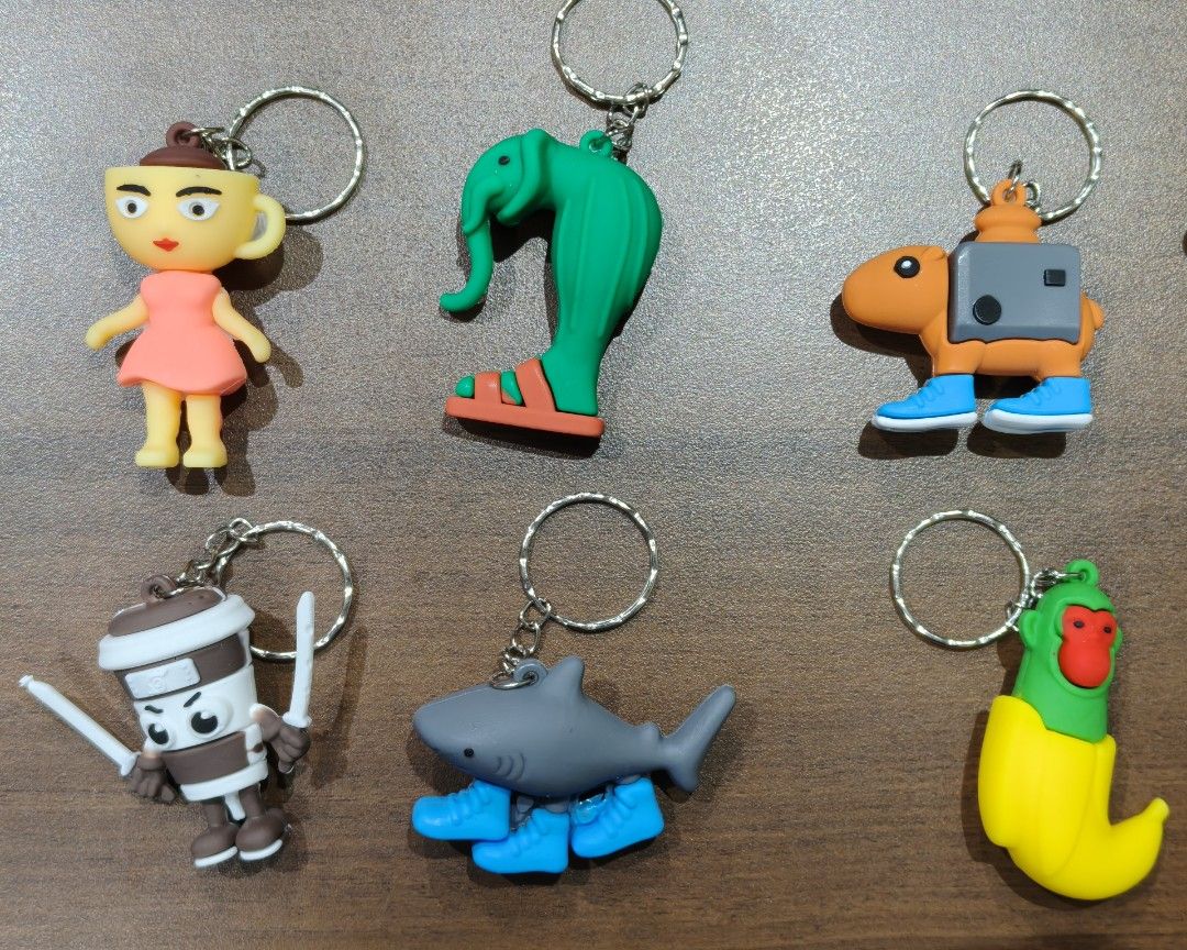 Italian AI Brainrot Keychains, Hobbies & Toys, Toys & Games on Carousell