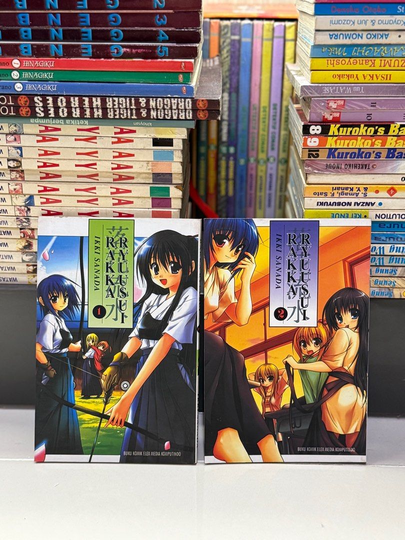 Komik Rakka Ryuusui 1-2, Buku Alat Tulis, Komik dan Manga di