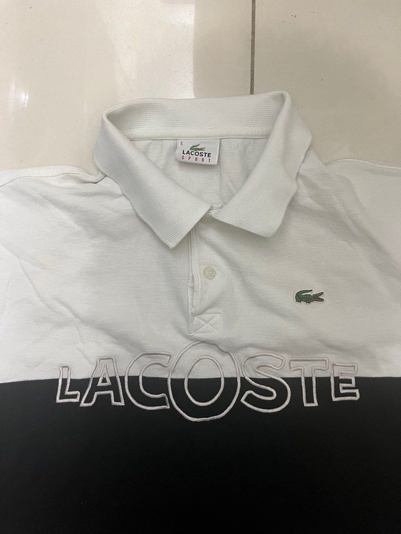 Lacoste Sport Polo Shirt (Category: Tshirts & Polo Shirts ) located in Pasay City. Submitted by philippps (Listing ID 1377451753, Image 3). Description: Lacoste Sport Polo Shirt Declutter not thrift(own clothes) Size 5/L Good condition I have 2 colors 22x28.