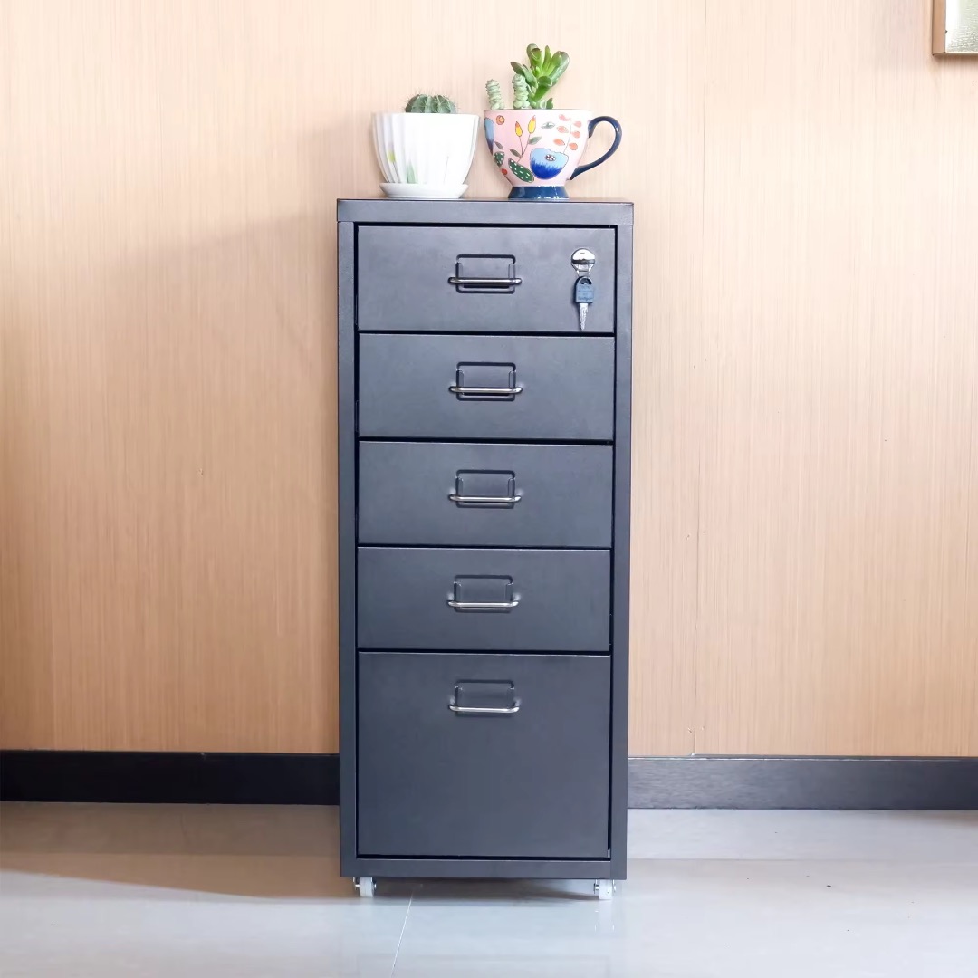 Lockable Filing Cabinet Table | Vertical Drawer Storage Table | Office ...
