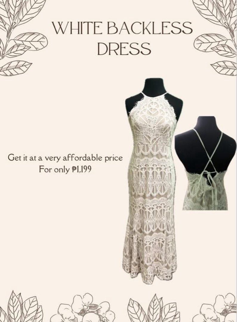 Long bohemian white dress (Category: Evening dresses & gowns) located in Caloocan City. Submitted by lu0138 (Listing ID 1377375949, Image 1). Description: ideal for wedding pre-nup photos, and special occasions.