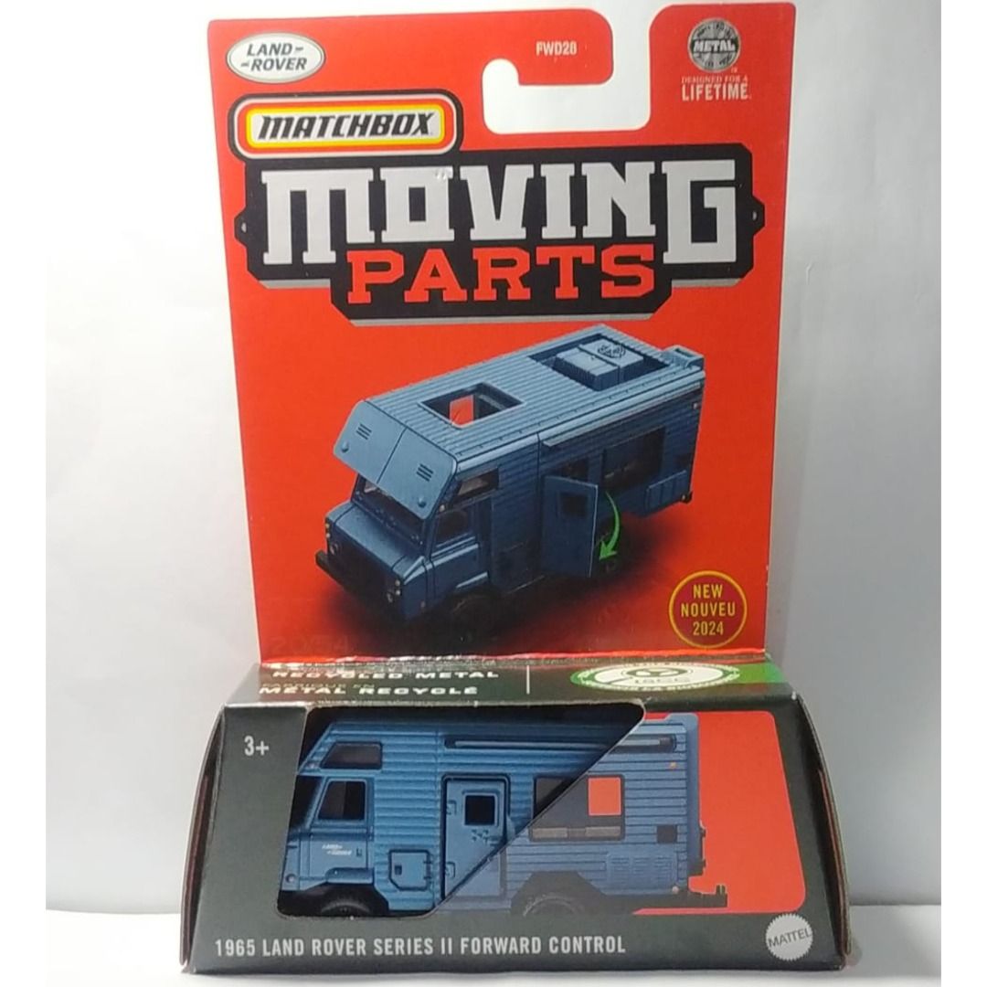 MATCHBOX MOVING PARTS 1965 LAND ROVER SERIES II FORWARD CONTROL, Toys ...