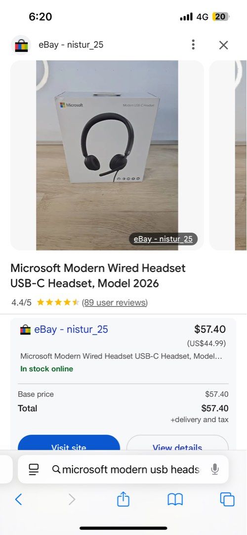 Microsoft Modern USB Headset65572056665987111