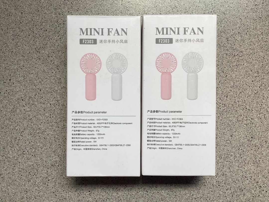 Mini Handheld Fan - F230364885396520067111
