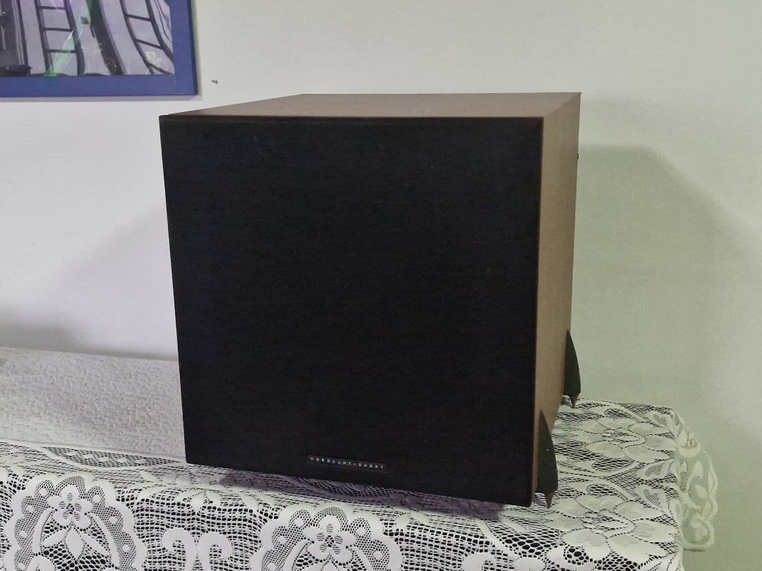 Mordaunt Short Carnival 7 Active Subwoofer 65W Class AB Home Theater Speaker 8" Woofer (Category: Soundbars, Speakers & Amplifiers) located in Singapore. Submitted by twsp_ (Listing ID 1377559611, Image 2). Description: Mordaunt-Short Carnival 7 Subwoofer Unable to Power on, otherwise was working fine before storage PM for more info.