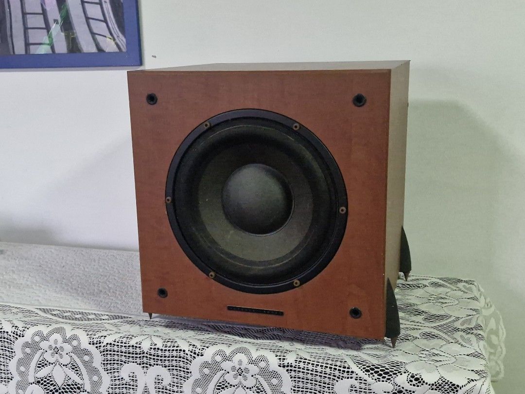 Mordaunt Short Carnival 7 Active Subwoofer 65W Class AB Home Theater Speaker 8" Woofer (Category: Soundbars, Speakers & Amplifiers) located in Singapore. Submitted by twsp_ (Listing ID 1377559611, Image 1). Description: Mordaunt-Short Carnival 7 Subwoofer Unable to Power on, otherwise was working fine before storage PM for more info.