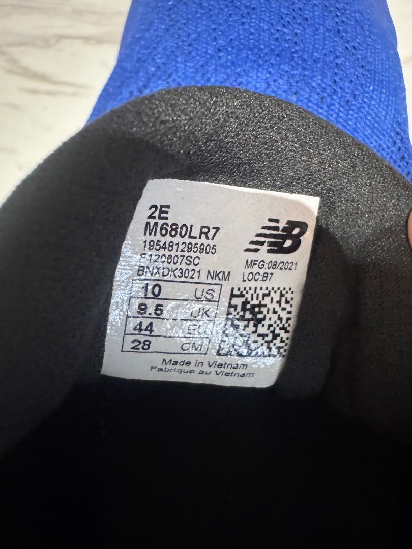 New Balance Fresh Foam 680v7 Running Shoes Size 10, Men's