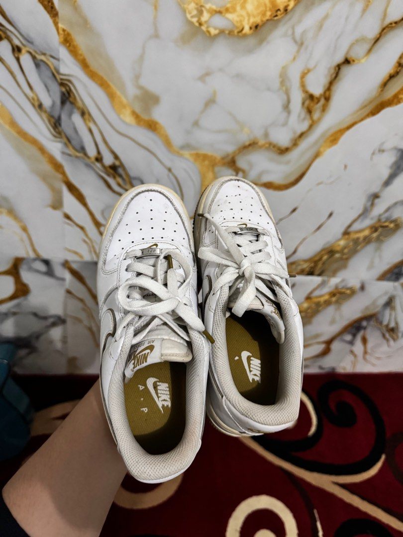 Nike Air Force white second hand Original 100%, Fesyen Pria