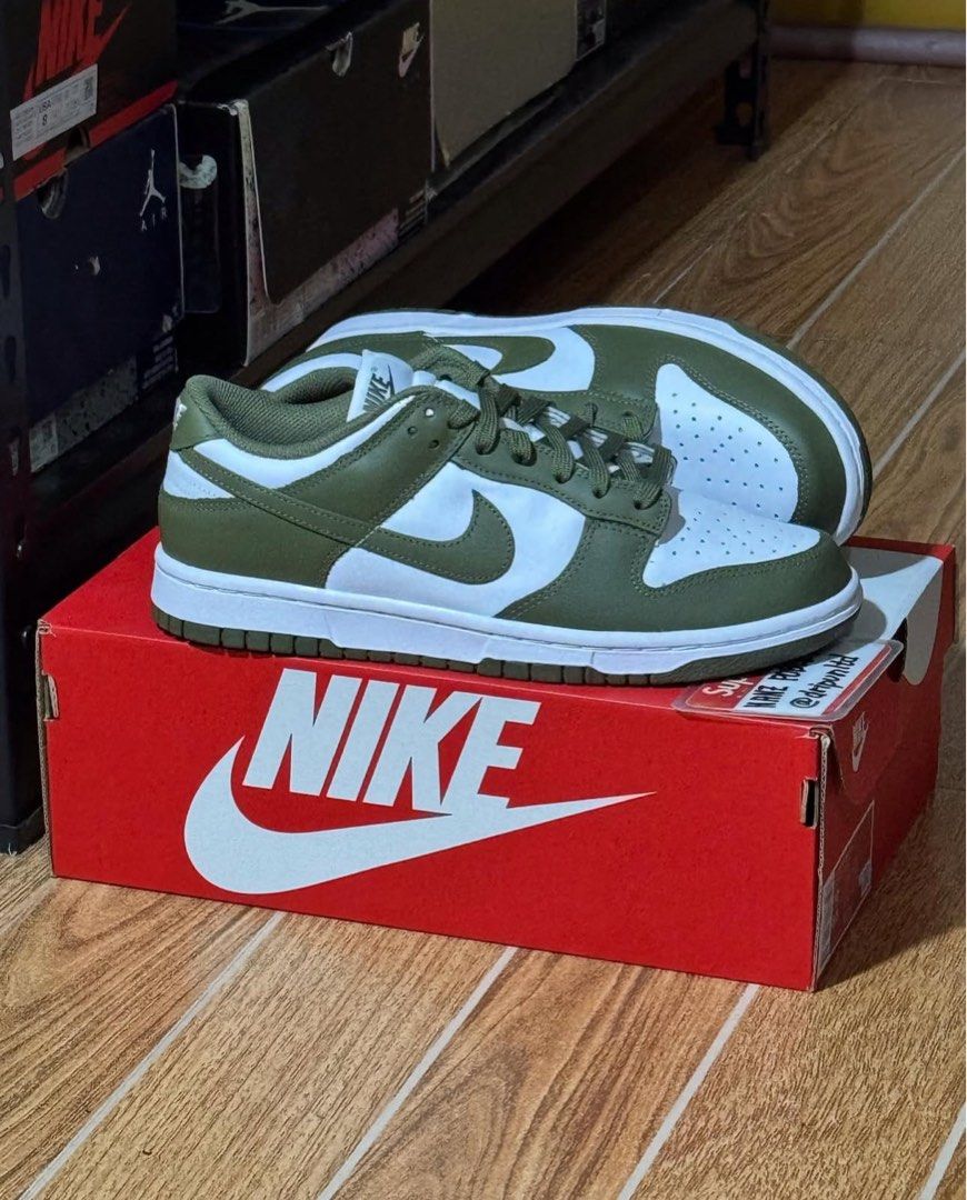 Nike Dunk Low Medium Olive (Category: Sneakers) located in Mandaluyong City. Submitted by dripunltd (Listing ID 1377534079, Image 1). Description: Nike Dunk Low Medium Olive Size 8.5 (10Women) Brand New 2,999.