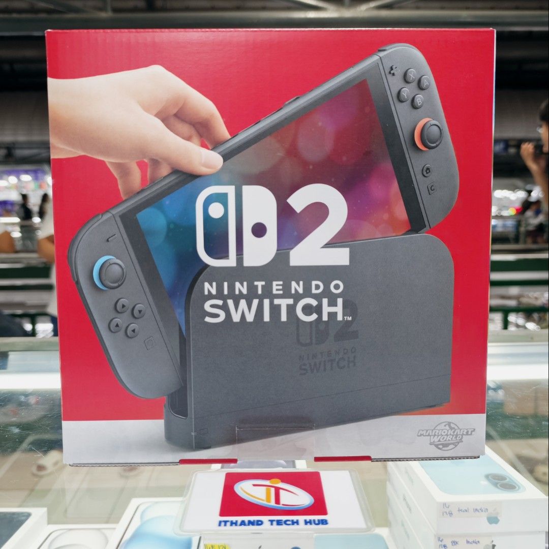 Nintendo Switch 2 (Category: Nintendo) located in San Juan City. Submitted by ithandtechhub (Listing ID 1377418263, Image 1). Description: Nintendo Switch 2: • Switch 2 Mario Cart - ₱30,500 • Switch 2 - ₱28,500 Warranty: ➣ 7 days replacement for factory defect ➣ 3 months service warranty All units are: ➣ brand-new and sealed ➣ 100% authentic ➣ with standard factory package Store Details: ➣ FB Page: IThand Tech Hub ➣ Store Location: 2F, Center Mal