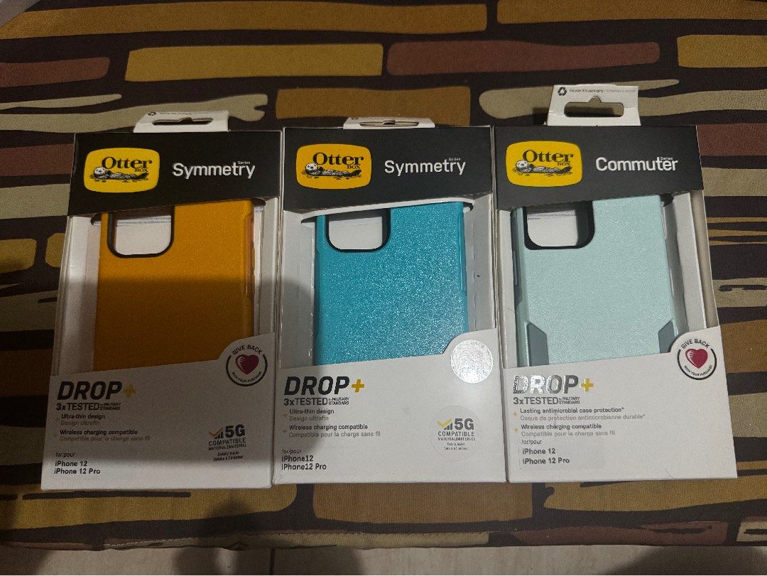 Original Otter Box for Iphone 12 and Iphone 12 Pro (Category: Cases & Sleeves) located in Manila. Submitted by jclaudato (Listing ID 1377498634, Image 1). Description: Original Otter Box for Iphone 12 and Iphone 12 Pro. Never been used, Brand new. RFS: Upgraded my phone.